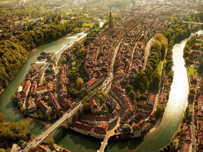 Thành phố Bern, Thụy Sỹ như một xứ sở trong cổ tích.