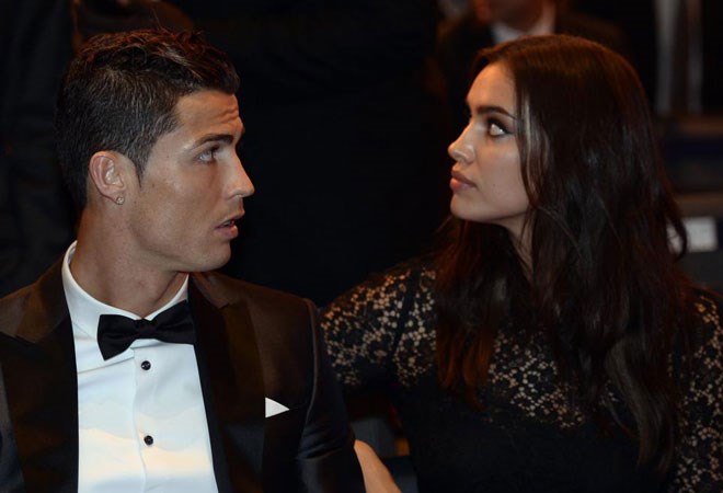 Cristiano Ronaldo cùng cô bạn gái người Nga Irina.