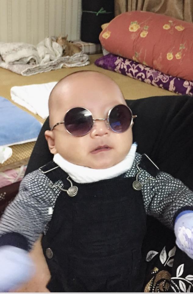 Mới đây, nam ca sỹ Tuấn Hưng cũng đăng tải những bức ảnh cực 'ngầu' của cậu con trai Su Hào lên trang cá nhân khiến nhiều người thích thú.