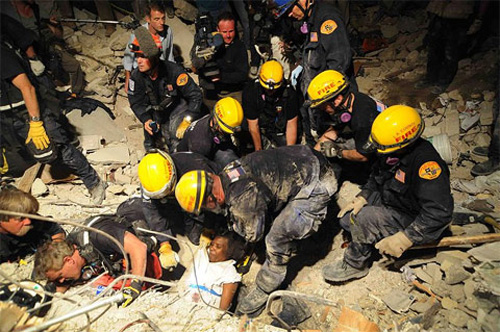 Hơn 250.000 người thiệt mạng trong trận động đất mạnh 7 độ Richter ngày 12/1 ở Haiti năm 2010.