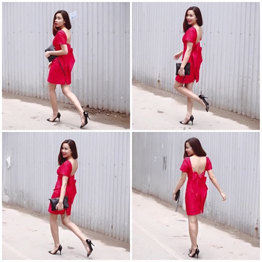 Lưu Hương Giang khoe phong cách thời trang gợi cảm.
