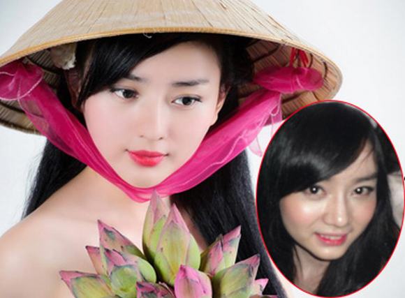 Angela Minh Châu nổi tiếng từ mạng xã hội vì có khuôn mặt giống Phạm Băng Băng.