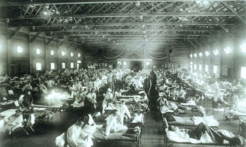 Ngày 8/3/1918, trường hợp đầu tiên nhiễm dịch cúm Tây Ban Nha, mở đầu cho đại dịch cúm kinh hoàng.