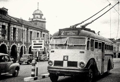 Đường Tanjong năm 1960.