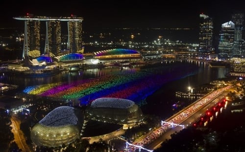 Thì giờ đây Maria đã trở thành nơi sôi động và đẹp nhất Singapore.