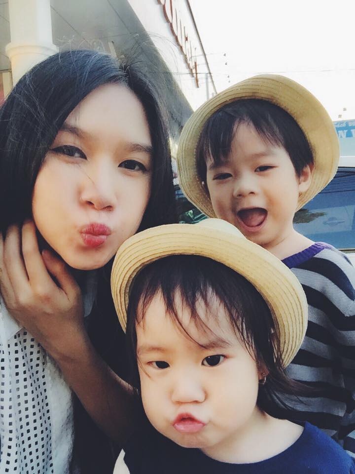3 con của Minh Hà cũng vô cùng đáng yêu và xinh đẹp.
