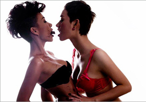 Thảo Trang và Trà My Idol chụp bộ ảnh tình yêu đồng giới
