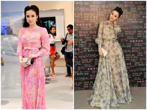 Phương Trinh là ngôi sao bị tố nhái trang phục nhiều nhất showbiz Việt.