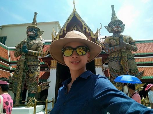 Ngô Thanh Vân đi du lịch tại Thái Lan.