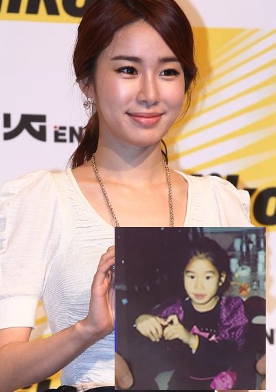 Yoo In Na tiết lộ hình ảnh của mình khi còn bé.