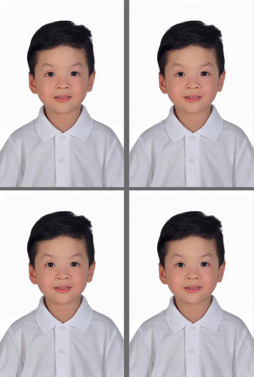 Diễn viên Đan Lê hào hứng khi nhìn ảnh thẻ của con trai Khải Minh: 'Trông anh rất oách'.