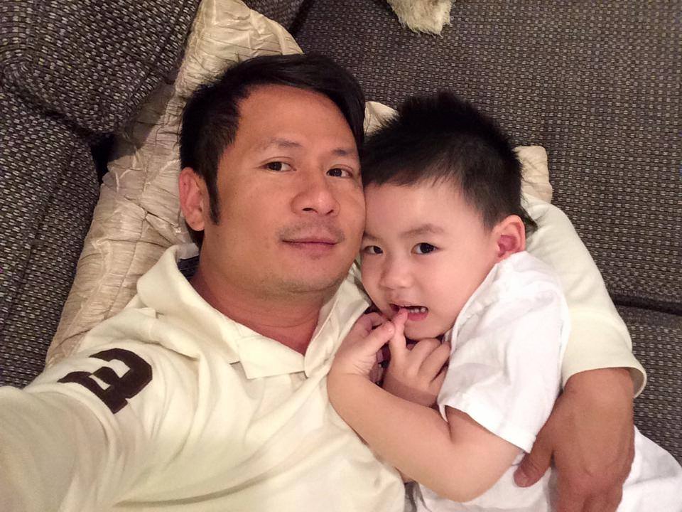 Bằng Kiều khoe ảnh con trai trong 4 tuổi: 'Happy Birthday Kenzi!!'.