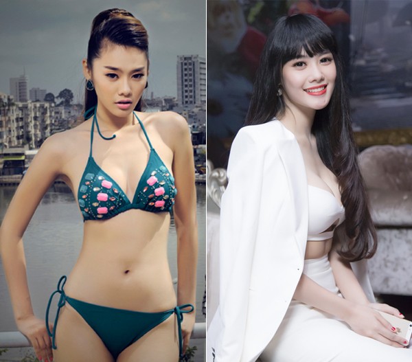 Á hậu Hoa hậu phụ nữ Việt Nam qua ảnh 2012 đang gây chú ý với vòng 1 to bất thường và hoàn toàn khác biệt trước đây.
