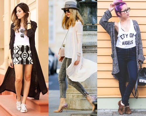 Xu hướng thời trang: Áo khoác cardigan dáng dài hot nhất thu 2015