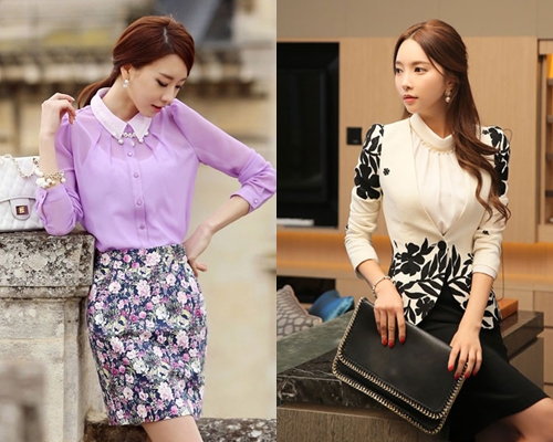 Phối đồ với áo sơ mi đẹp theo phong cách Hàn Quốc trẻ trung