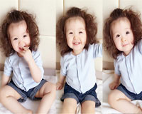 Ngắm bộ tóc xù dễ thương của con gái Elly Trần trong bộ ảnh mới
