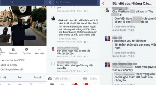 Thách thức phiến quân IS trên facebook: Trò đùa ngu xuẩn