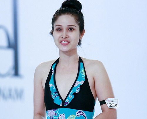 Thời điểm thi Next Top Model 2013, Thảo Trang sở hữu vòng 1 khá khiêm tốn.