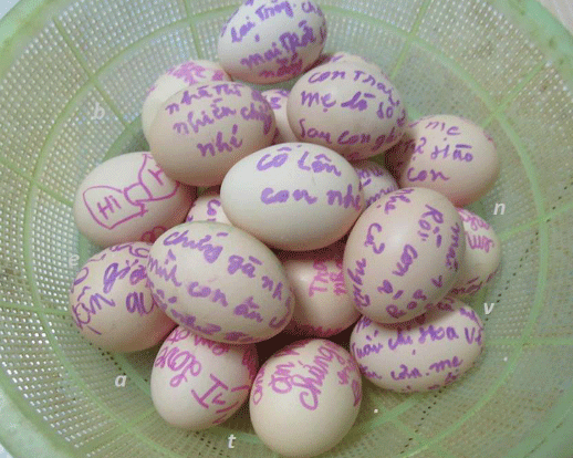 Rổ trứng gà và lời nhắn nhủ của mẹ
