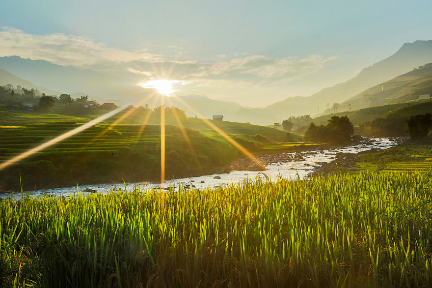 Cảnh sắc nên thơ của Sapa.