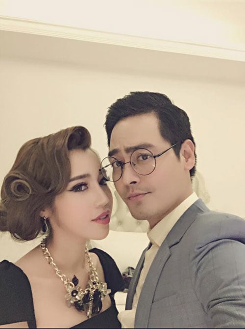 Elly Trần và MC Phan Anh hóa thân thành những quý cô kiêu sa, quý ông cổ điển, lịch lãm.