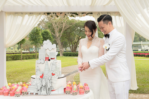 Những hình ảnh đẹp nhất trong đám cưới Hồ Hạnh Nhi
