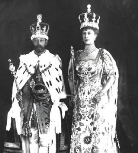 Hoàng hậu Mary và đức vua Anh