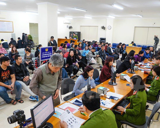 Hà Nội: Hơn 1.000 người đăng ký thẻ căn cước công dân 12 số