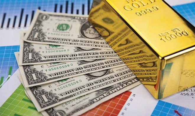 Giá vàng, Đô la Mỹ hôm nay 6-1: Giá vàng và Đô la Mỹ đều giảm nhẹ