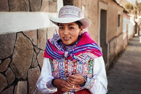 Phụ nữ Colca Valley, Peru