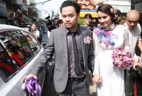 Những hình ảnh đẹp nhất trong đám cưới Trang Nhung