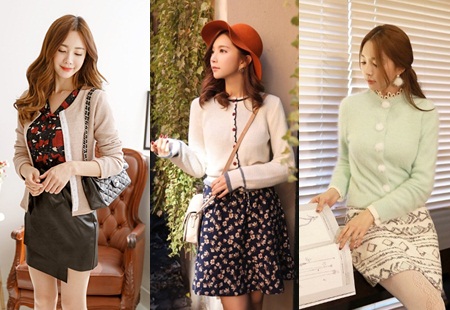 Áo khoác len phong cách Hàn 2016 khiến nàng công sở phát cuồng