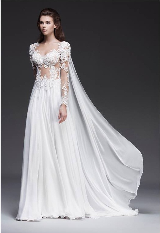 Màu trắng tinh khôi sẽ phù hợp với cô dâu trong ngày trọng đại.