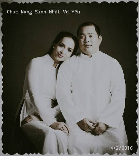 Chồng Thúy Hạnh - Minh Khang \'Thương chúc Vợ yêu Thúy Hạnh sinh nhật thật vui vẻ, mạnh khỏe và mãi mãi xinh đẹp bên chồng con nhé..\'.