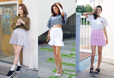 Chân váy mini năng động, phong cách Hàn chưa bao giờ hết hot