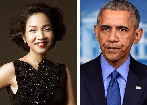 Ca sỹ Mỹ Linh sẽ hát Quốc ca trước Tổng thống Barack Obama