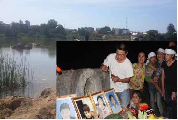 Cha mẹ chết lặng bên di ảnh 5 học sinh đuối nước ở Bắc Giang