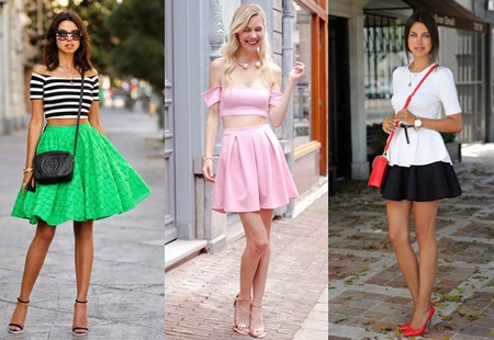 Gợi ý 6 kiểu áo đẹp, phù hợp nhất để mix cùng chân váy xòe
