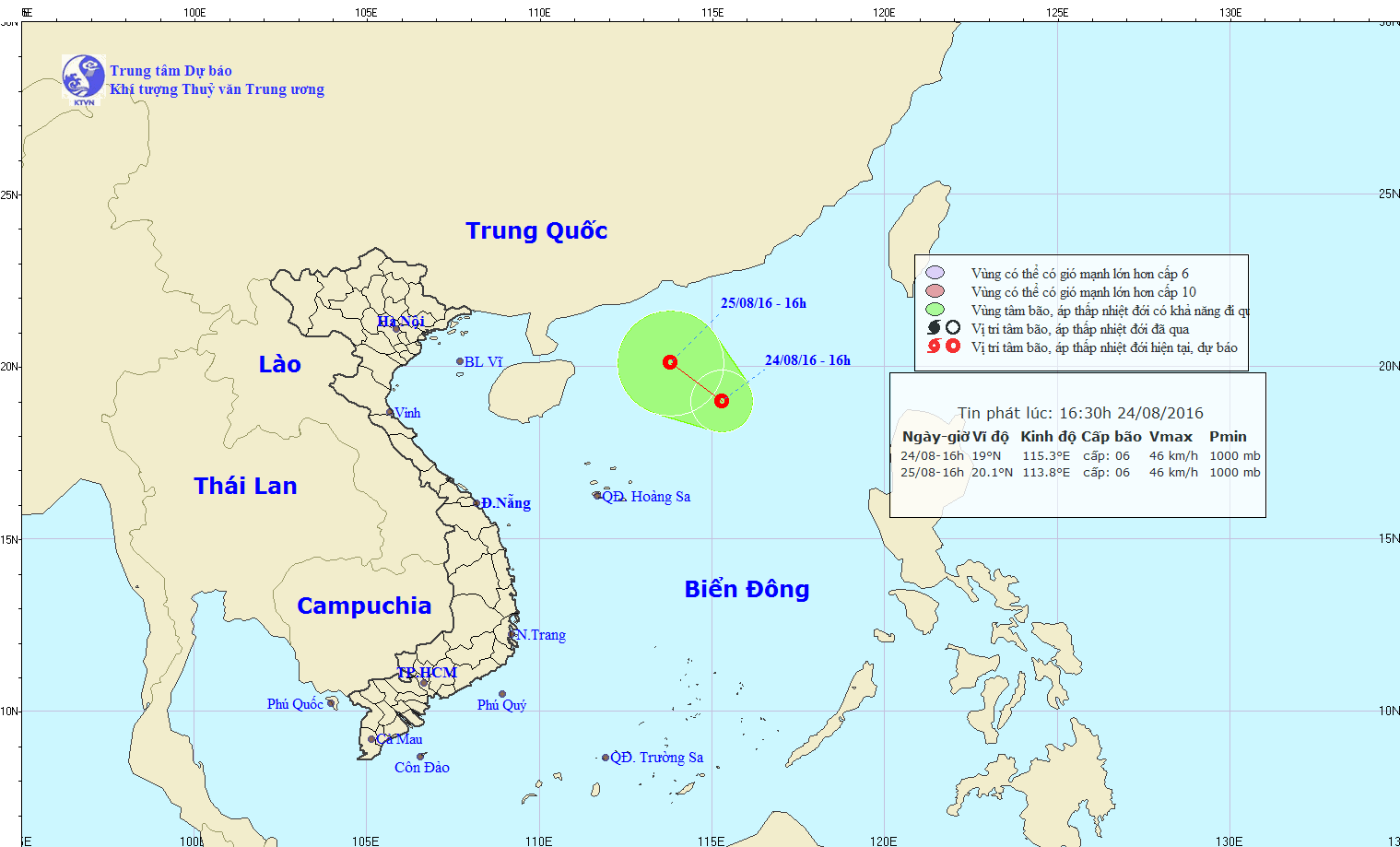 Dự báo thời tiết 3 ngày tới: Xuất hiện cơn bão mới trên biển Đông