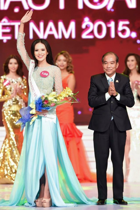 Người đẹp Sang Lê tại cuộc thi Hoa hậu Hoàn vũ