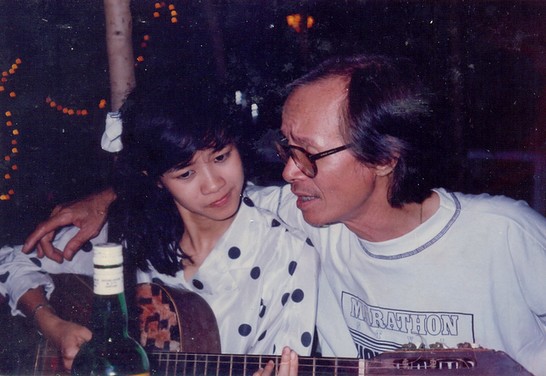 Hồng Nhung và nhạc sĩ Trịnh Công Sơn