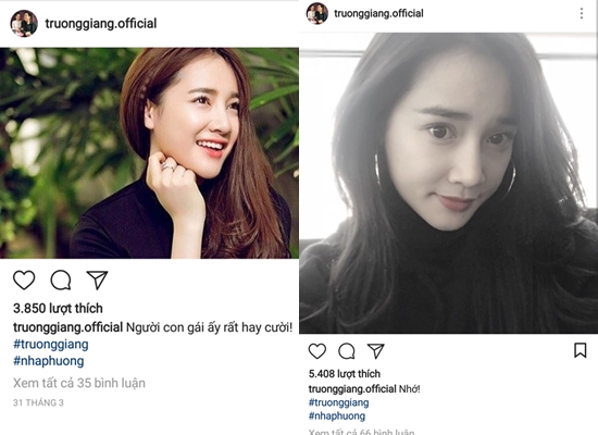 Cộng đồng mạng xôn xao trước loạt tài khoản trên Instagram lấy tên của nghệ sĩ Trường Giang với hàng chục nghìn lượt theo dõi đã thường xuyên đăng tải những hình ảnh liên quan đến Nhã Phương và Nam Em. Chưa dừng lại ở đó, những tài khoản này còn tự ý chia sẻ hình ảnh của nữ diễn viên 