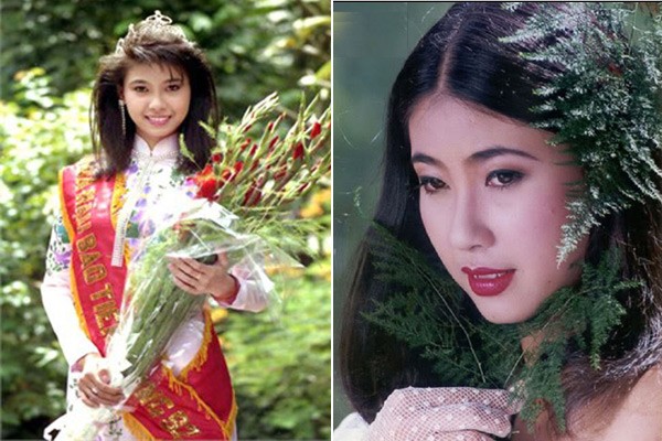 Hoa hậu Hà Kiều Anh thời điểm mới đăng quang