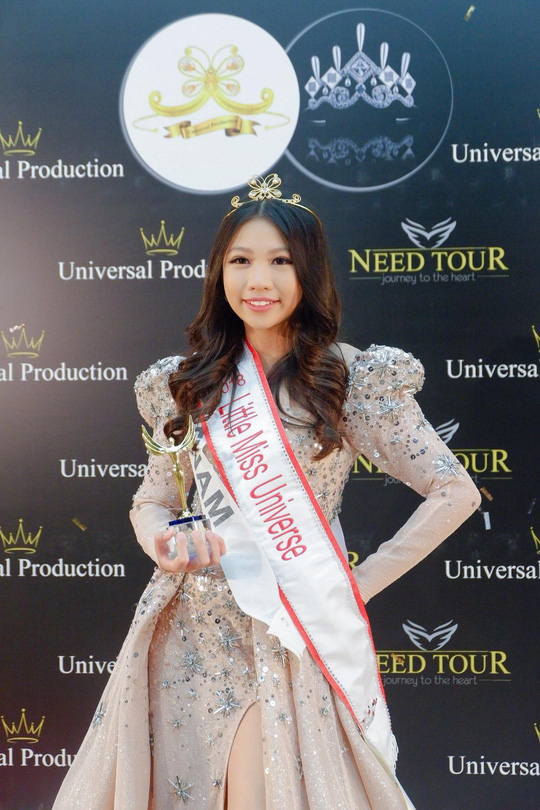 Ngắm nhan sắc cô bé người Việt 13 tuổi đăng quang Hoa hậu Hoàn vũ nhí 2018