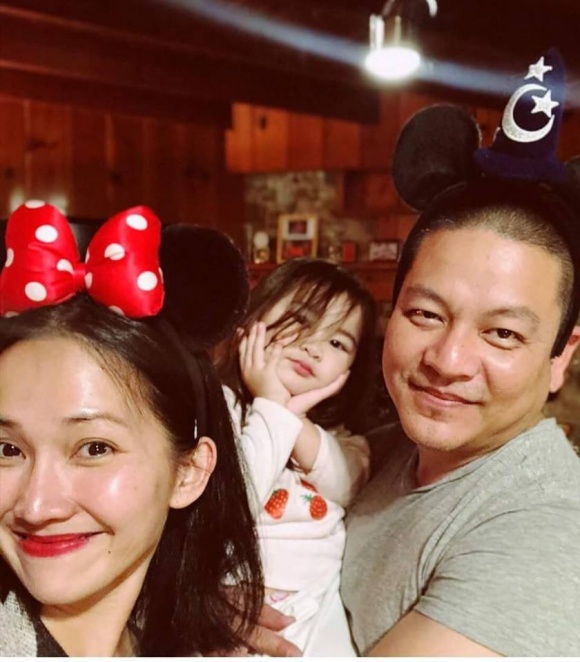 Gia đình hạnh phúc hiện tại của diễn viên Kim Hiền.