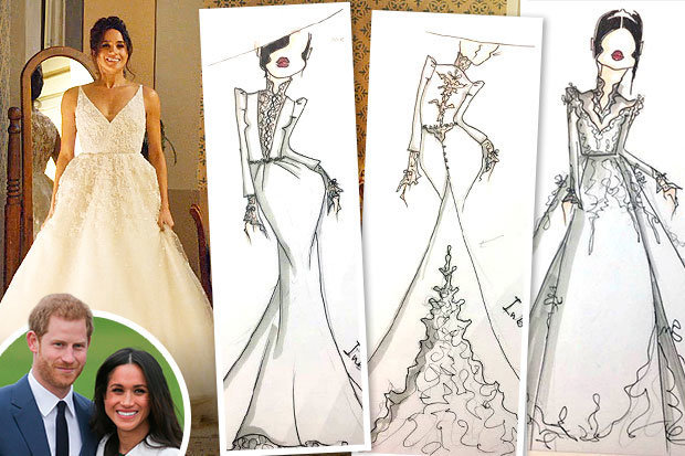 Thiệp cưới đã được gửi đi; mẫu váy thiết kế cho cô dâu Meghan cũng đang được hoàn thành bởi nhà mốt Dior