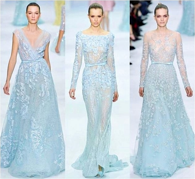 Ý nghĩa chiếc váy cưới màu xanh | #5 Mẫu váy cưới màu xanh hút hồn