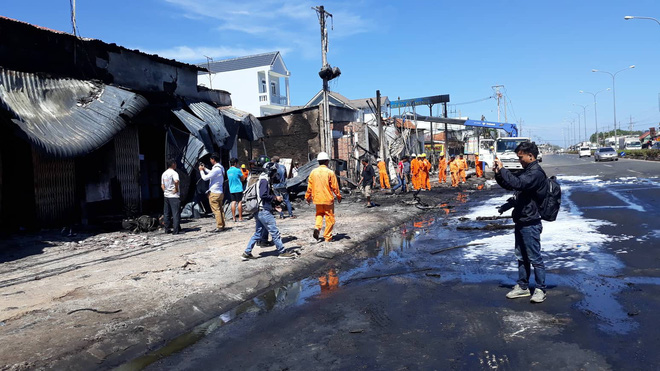 Hiện trường vụ việc. Ảnh: Nguyễn Yên.
