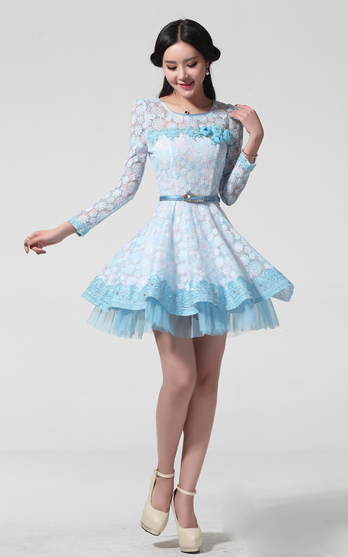 Váy ren tiểu thư phong cách Hàn Quốc cho bé gái từ 10 tháng 4 tuổi  CVG40064  Bé Cưng Shop