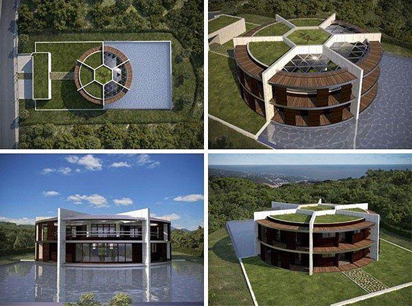 Biệt thự thiết kế theo hình sân bóng của Messi